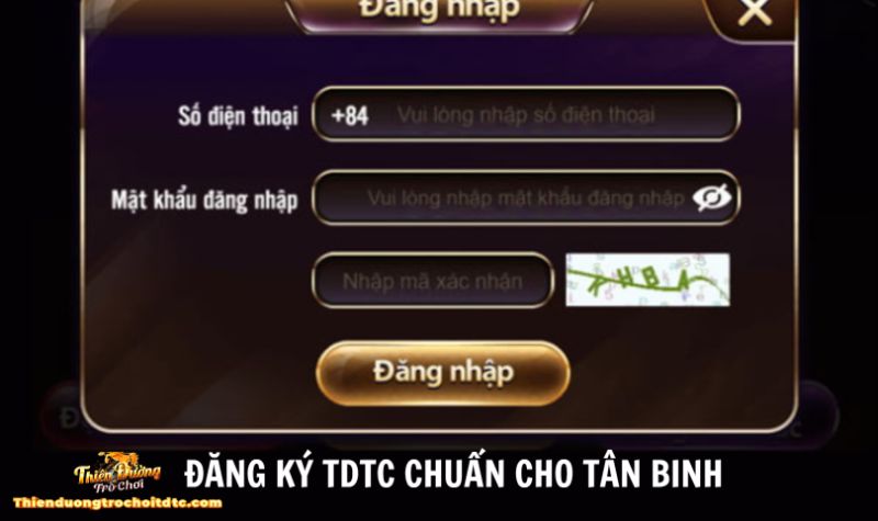 Đăng ký TDTC chuẩn cho tân binh