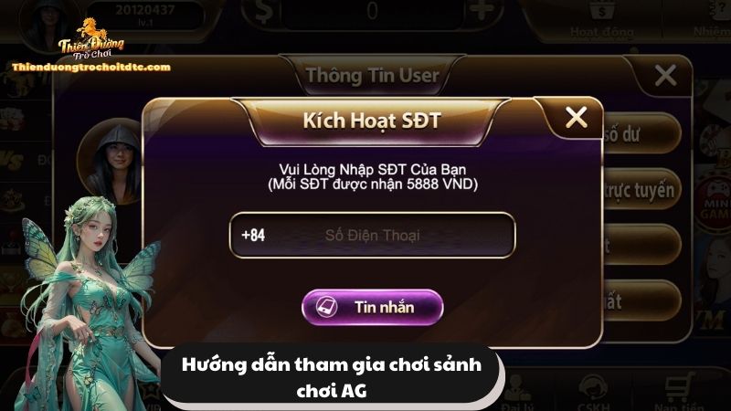 Hướng dẫn tham gia chơi sảnh chơi AG