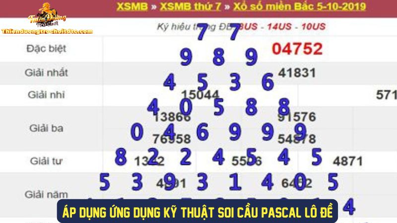 Áp dụng kỹ thuật soi cầu pascal lô đề