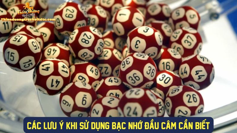 Các lưu ý khi sử dụng bạc nhớ đầu câm cần biết