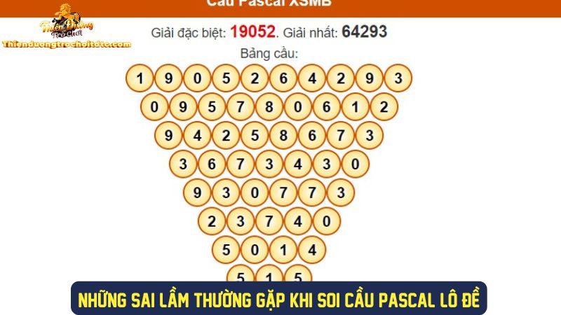 Các sai lầm thường gặp khi soi cầu pascal