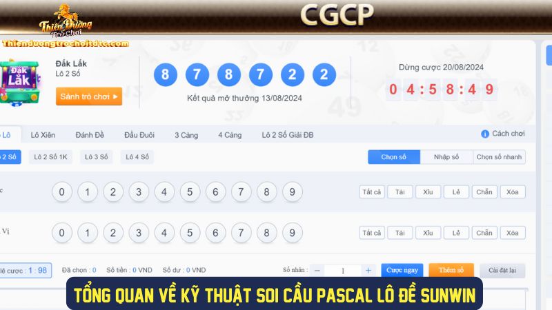 Kỹ thuật soi cầu pascal lô đề hiệu quả